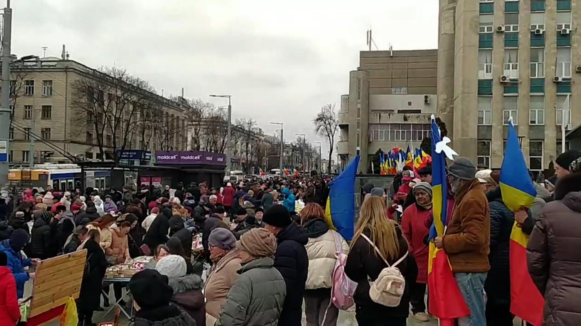 У Молдові відбувається антипрезидентська акція протесту, в організації якої звинувачують проросійську партію