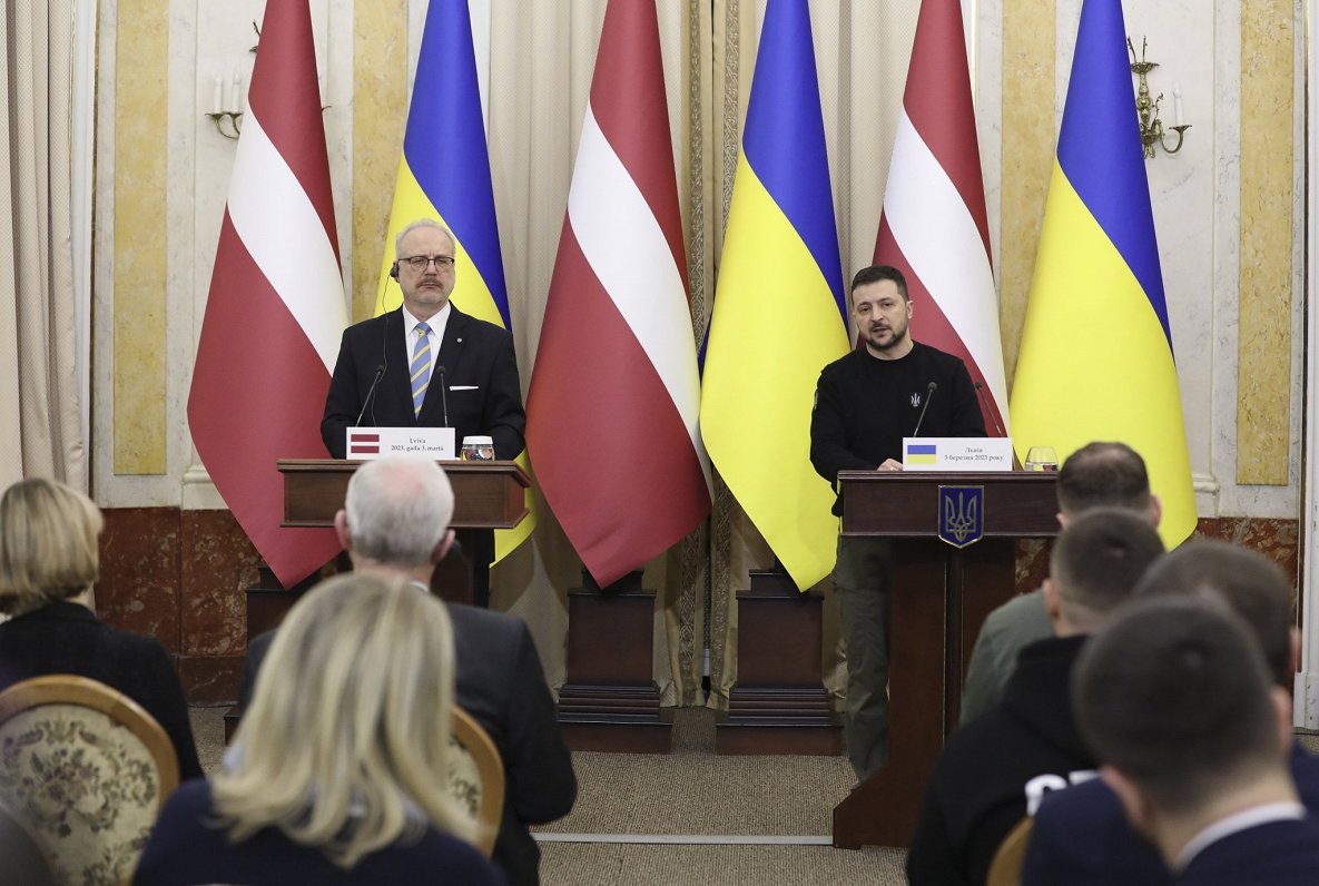 Поїздка президента Латвії закінчилася підписанням нового документа про підтримку України