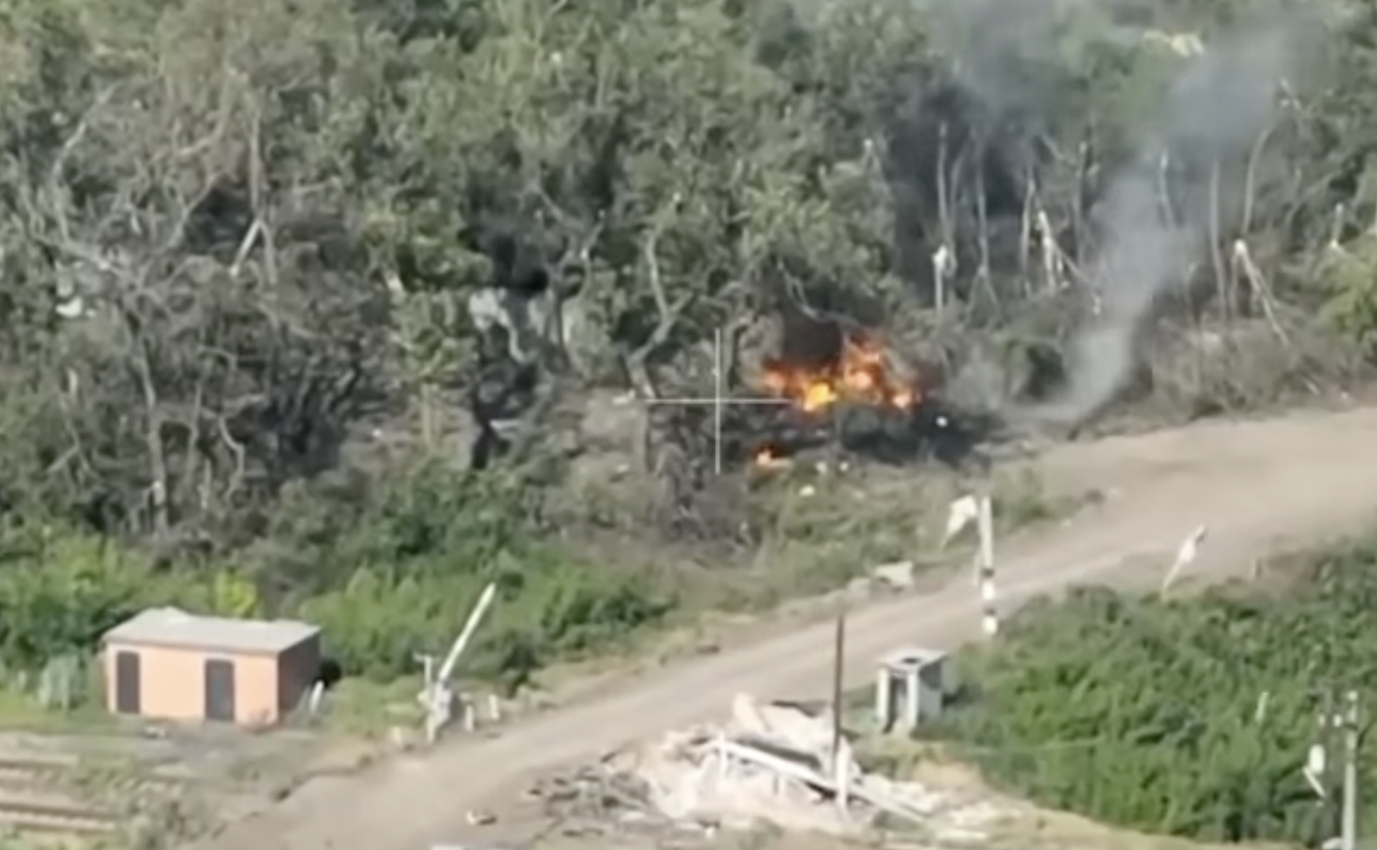 Сирський опублікував відео знищення українськими військовими ворожого складу під Бахмутом