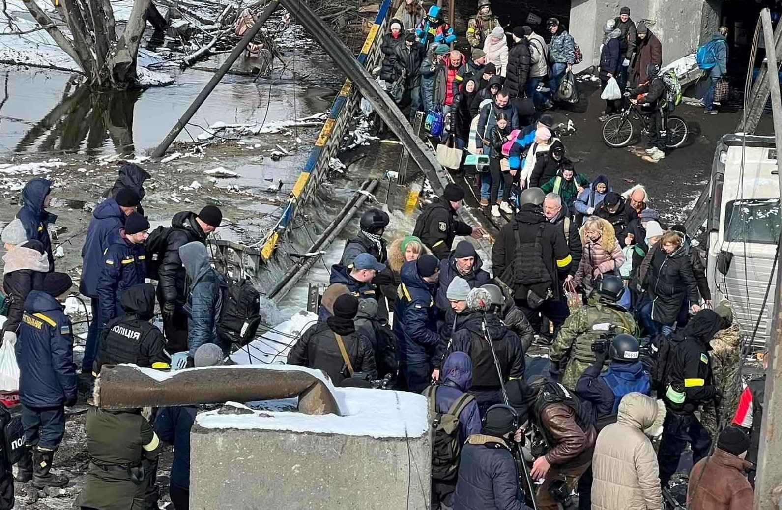 У Зеленського заявили про неможливість масової евакуації з Києва
