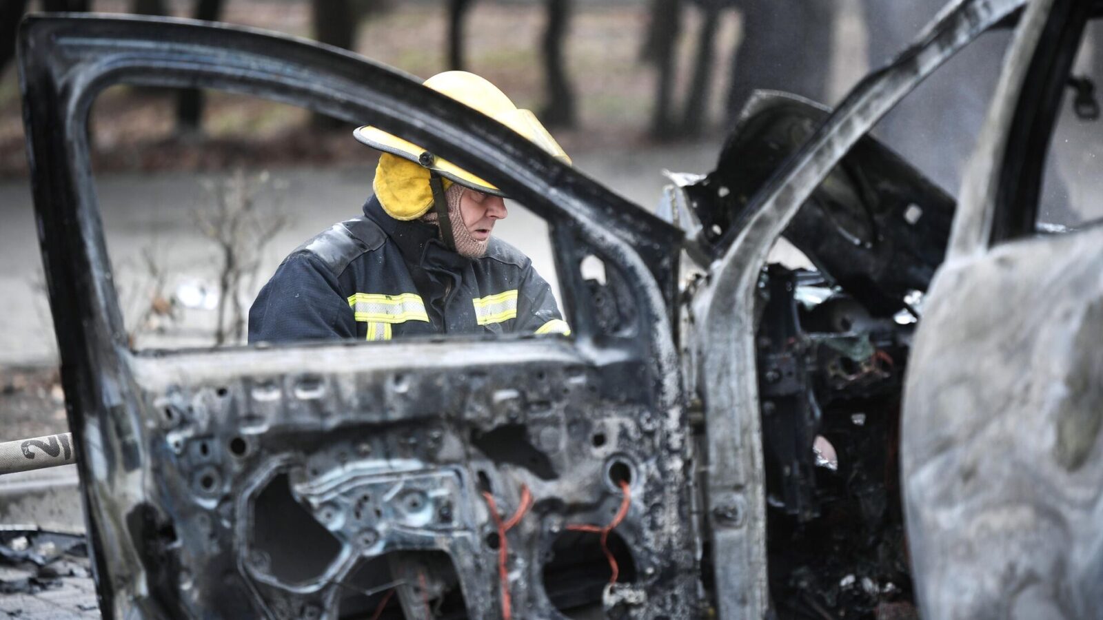 Новости 1 канала про теракт. Взрыв автомобиля в Мелитополе.