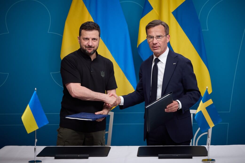 Швеція підписала з Україною угоду про гарантії безпеки