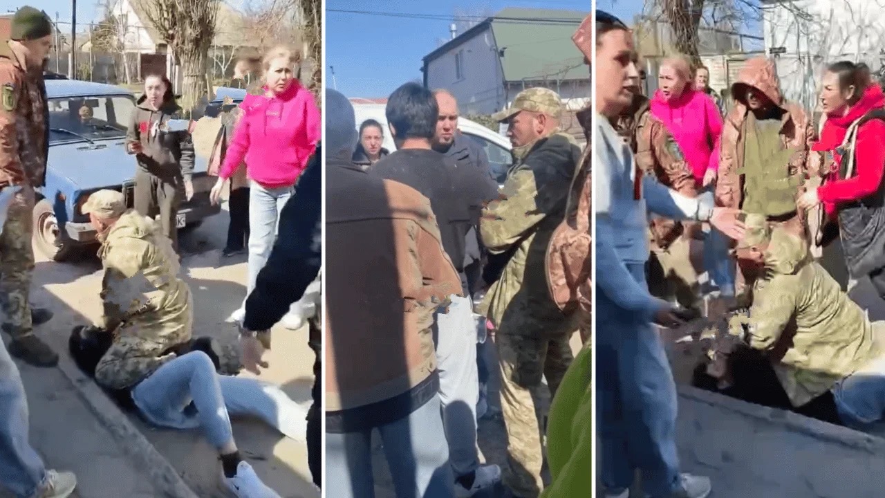 У Білгороді-Дністровському ТЦК жорстко затримали ухилянта: повалили на землю та скрутили