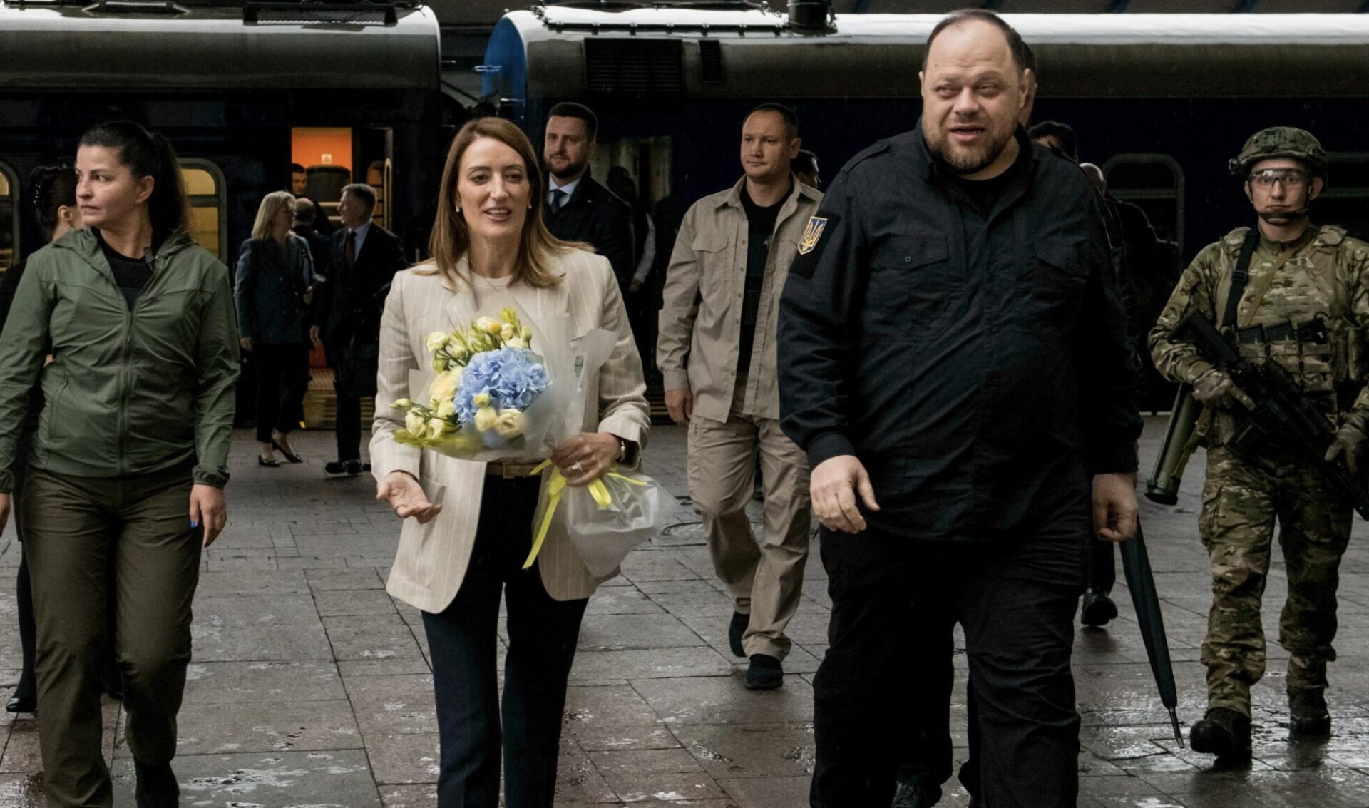 До Києва приїхала голова Європарламенту Роберта Мецола і відкрила постійне представництво